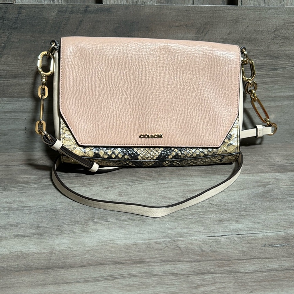 Coach crossbody bag. Multi-colored